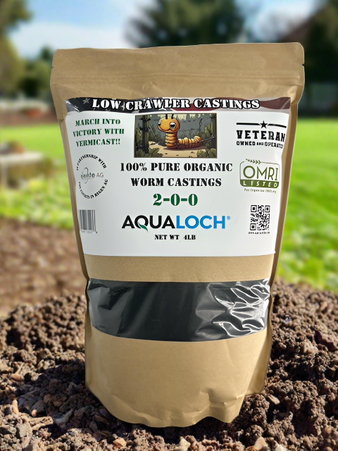 Low Crawler Castings | 100% Pure Organic Worm Castings | Fulfilled by U.S. Veterans