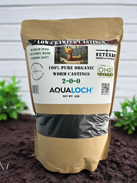 Low Crawler Castings | 100% Pure Organic Worm Castings | Fulfilled by U.S. Veterans
