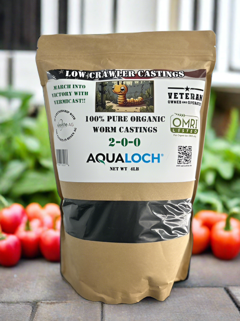 Low Crawler Castings | 100% Pure Organic Worm Castings | Fulfilled by U.S. Veterans